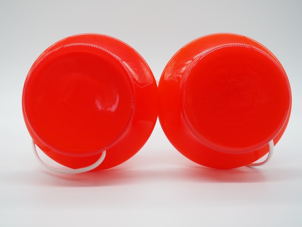 Red Glass Table Lamps by Gert Nyström, Set of 2 - 3