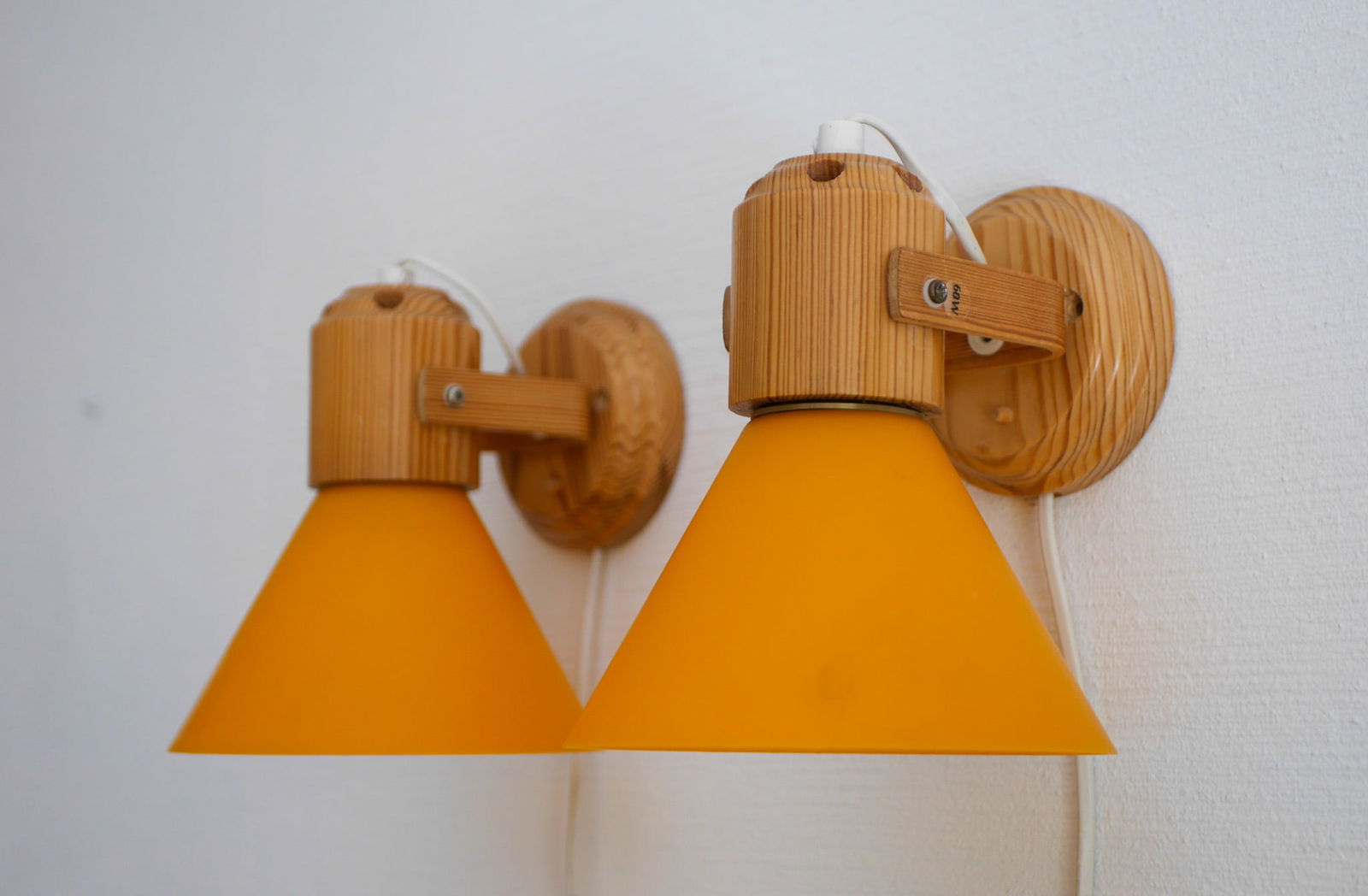 Pine Wall Sconces from Solbacken, 1975, Set of 2 - 5