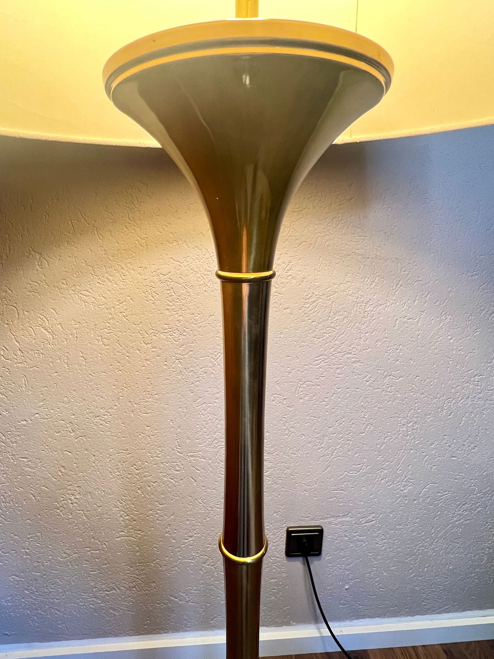 Brass Bamboo Floor Lamp by Ingo Maurer, 1960s - 5
