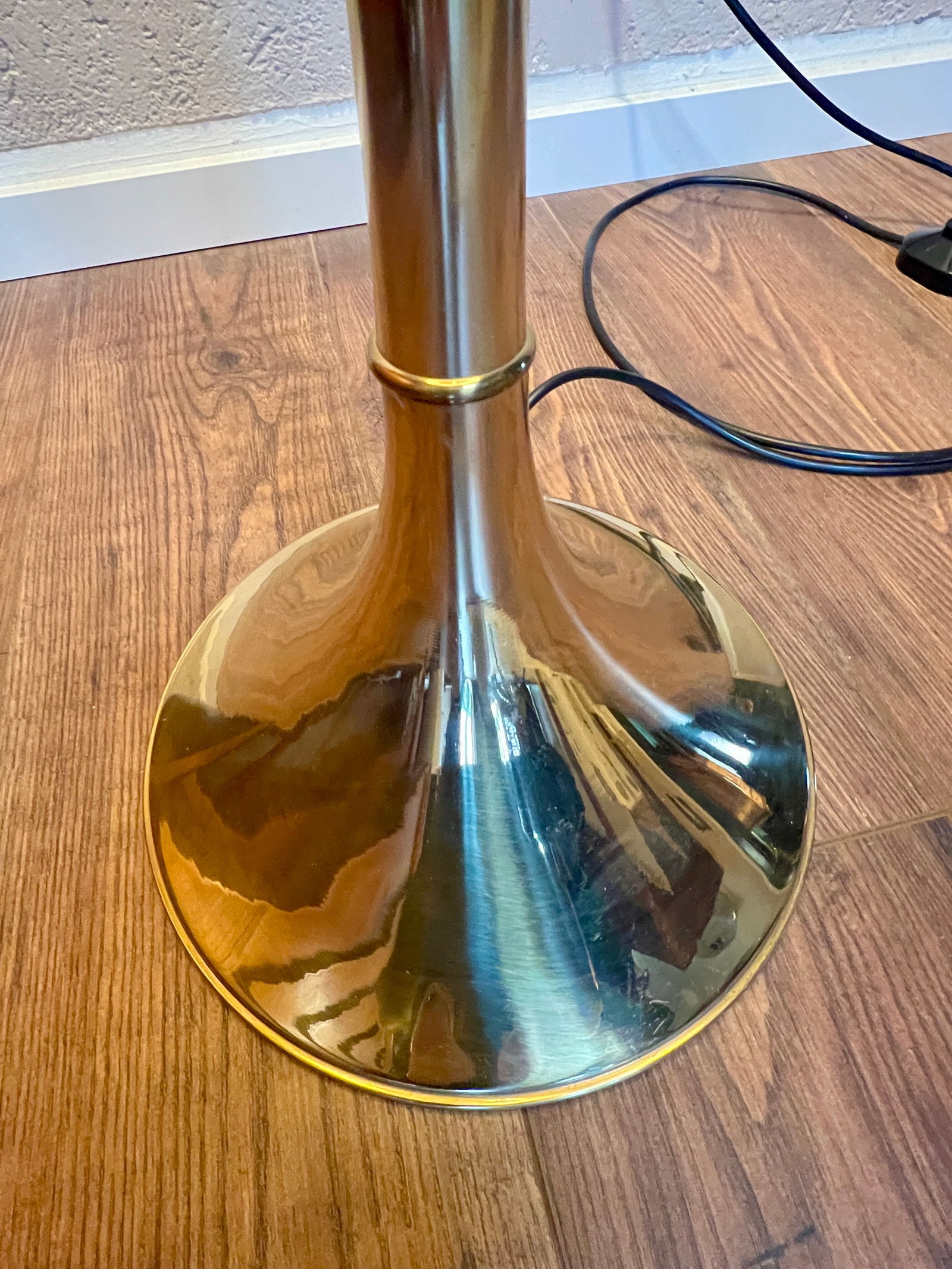 Brass Bamboo Floor Lamp by Ingo Maurer, 1960s - 7