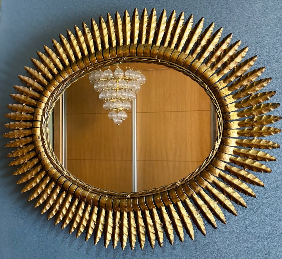 Ray of Light Mirror, Italy, 1950s - 2