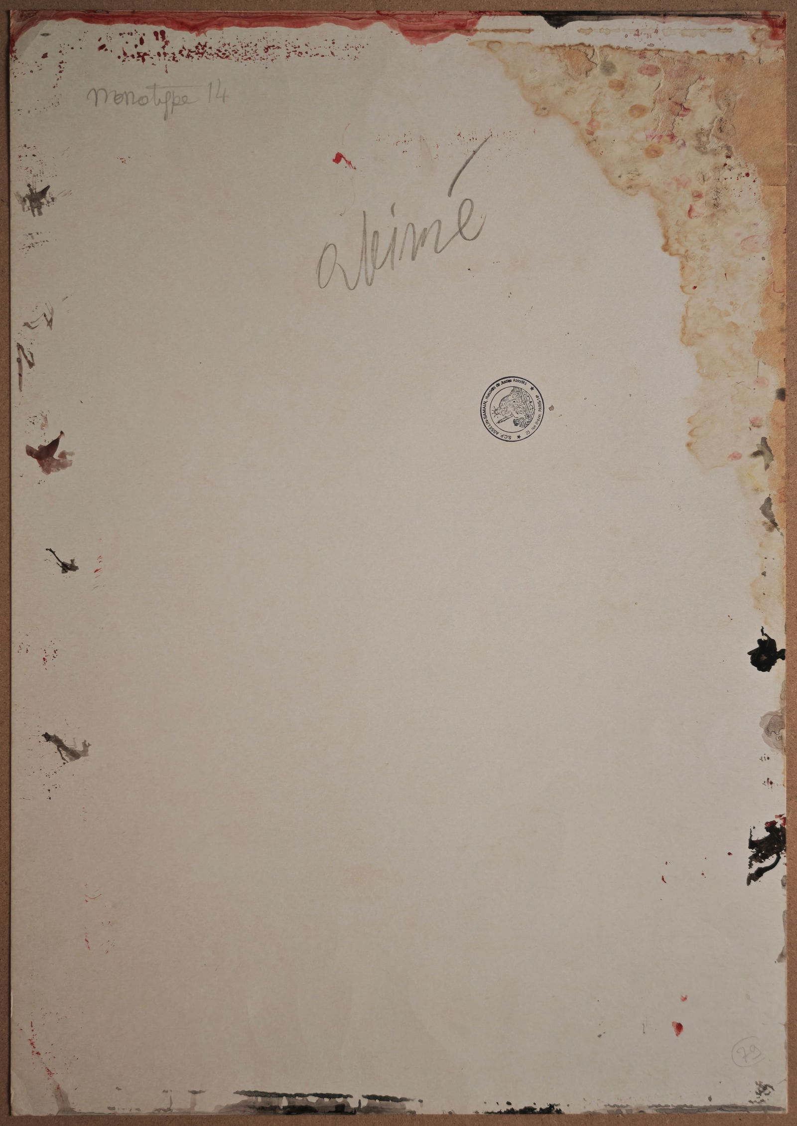 T'ang Haywen, Abstract Composition, 1960s, Ink - 3