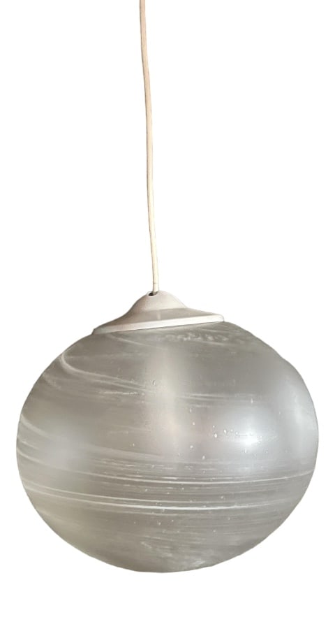 Space Age Pendant Lamp from Peill & Putzler, 1970s: This Space Age pendant lamp by Peill Putzler is more of a work of art than an ordinary pendant lamp. with its diameter of 36 cm, it is an impressive piece of 70s lighting design. The condition is very