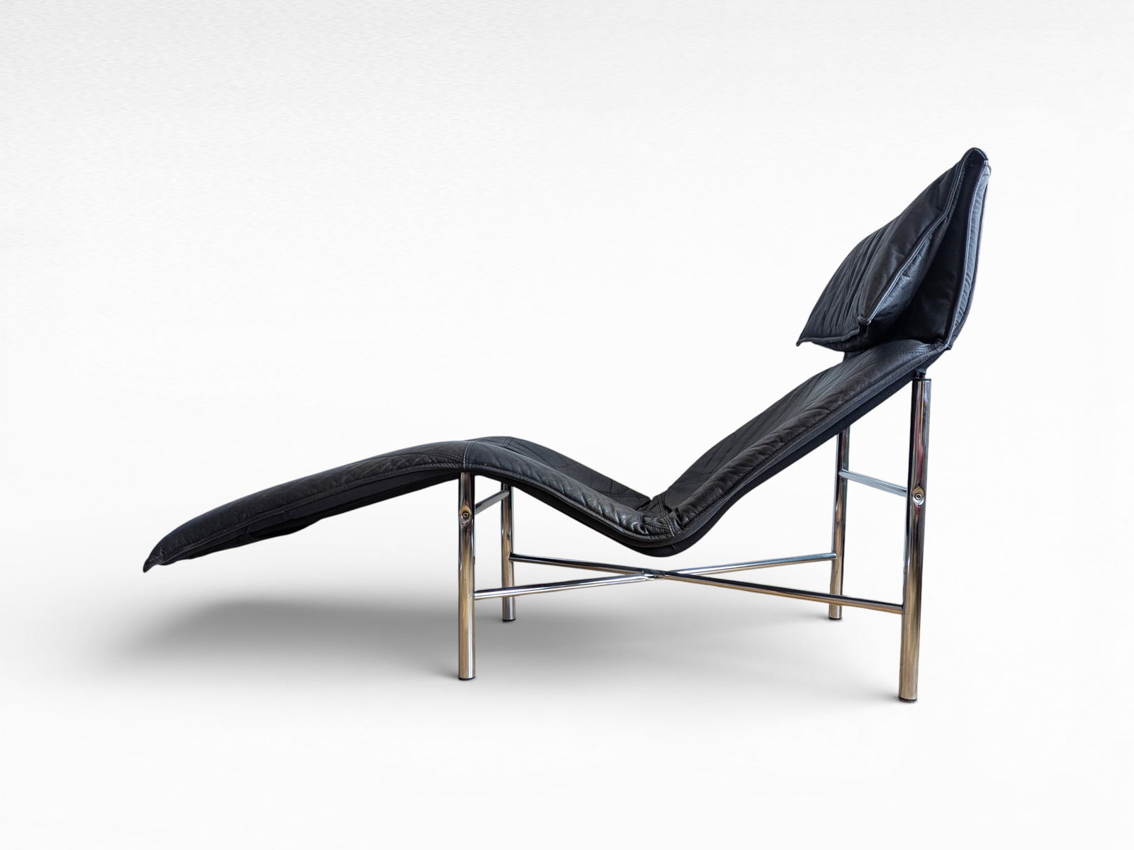 Leather Skye Lounge Chair by Tord Björklund, 1980s - 2