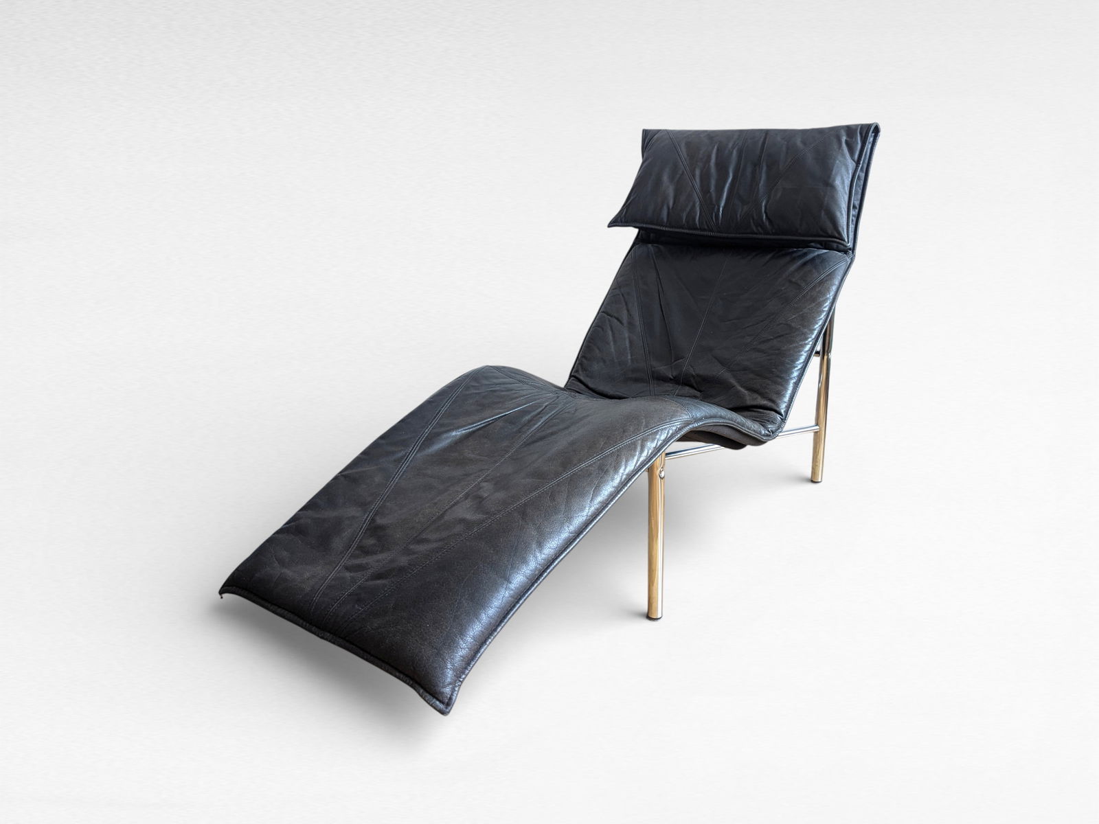 Leather Skye Lounge Chair by Tord Björklund, 1980s - 3