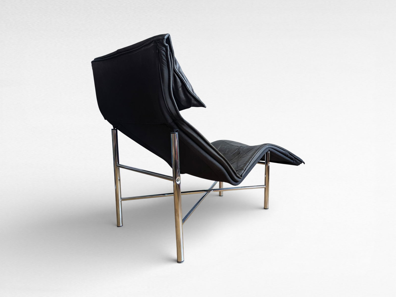 Leather Skye Lounge Chair by Tord Björklund, 1980s - 4