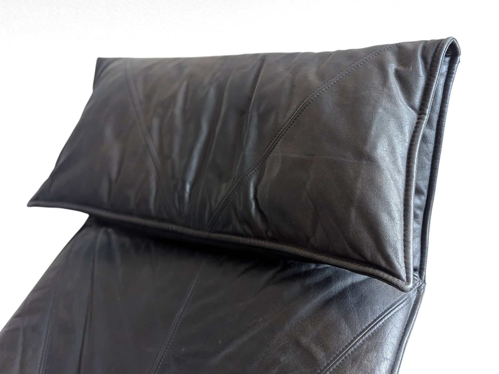 Leather Skye Lounge Chair by Tord Björklund, 1980s - 6