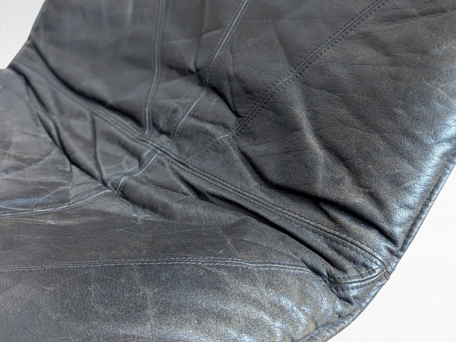 Leather Skye Lounge Chair by Tord Björklund, 1980s - 8