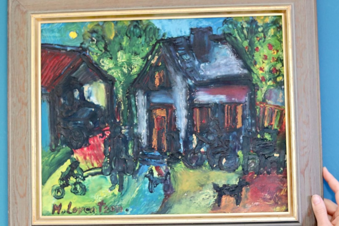 Monica Lorentzen, Home, 1960s, Oil on Panel, Framed - 4