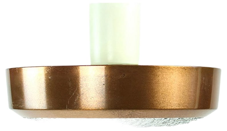 Copper & Glass Ceiling Light, 1970s (1 of 8)