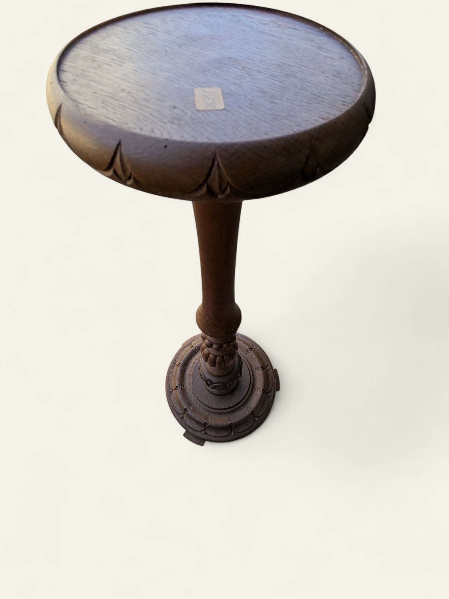 Vintage Flower Stand in Dark Wood, 1960s - 3