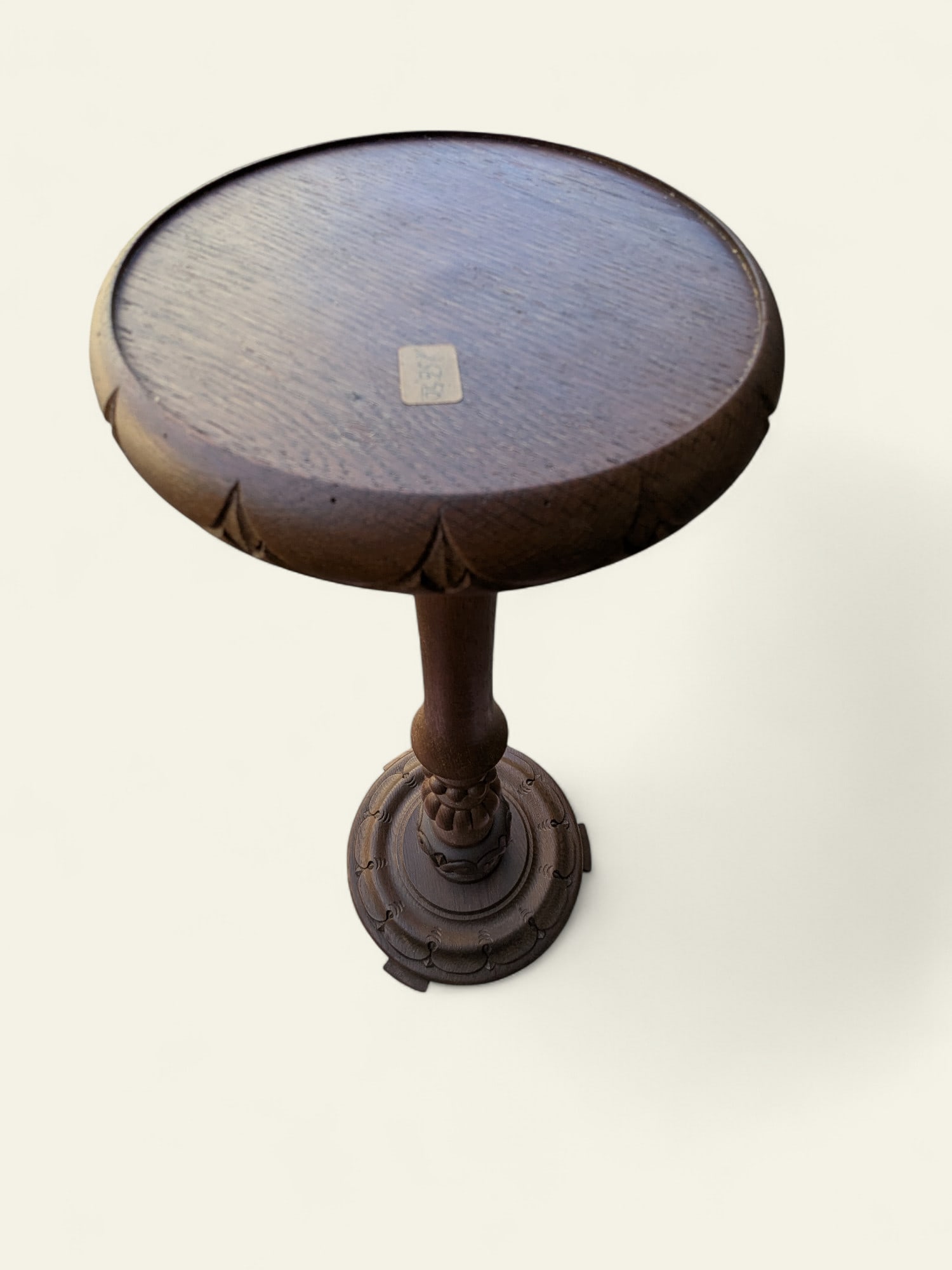 Vintage Flower Stand in Dark Wood, 1960s - 4