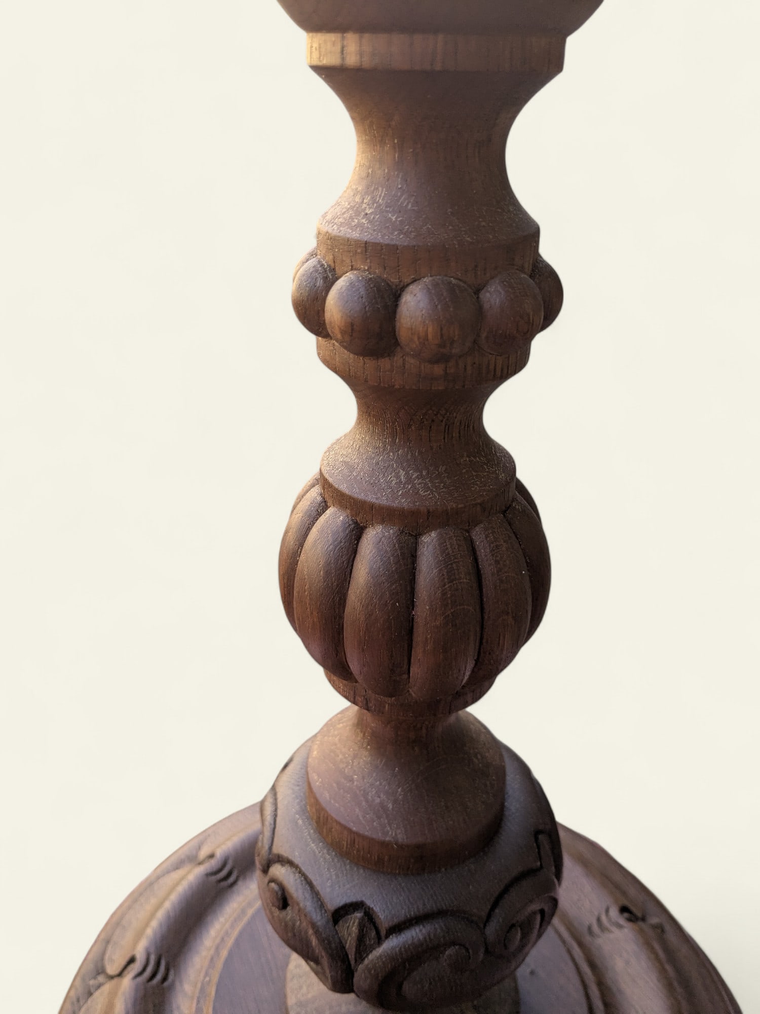 Vintage Flower Stand in Dark Wood, 1960s - 5