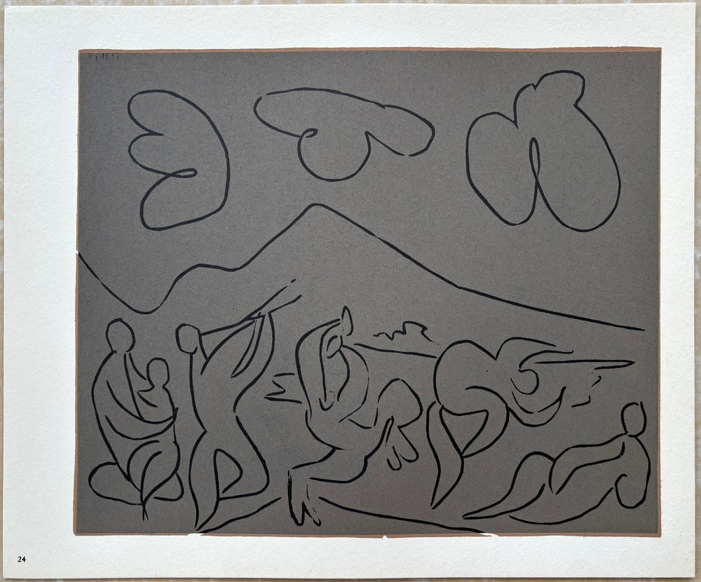 Picasso, Bacchanal with Mother and Child, Paper - 2