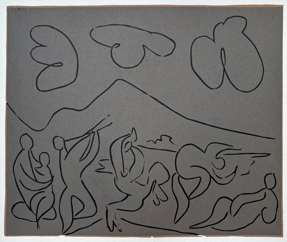 Picasso, Bacchanal with Mother and Child, Paper - 3