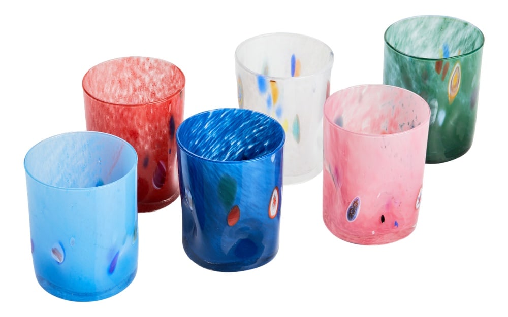 Murano Glasses by M. Iskra for Ribes, Set of 6 (1 of 12)