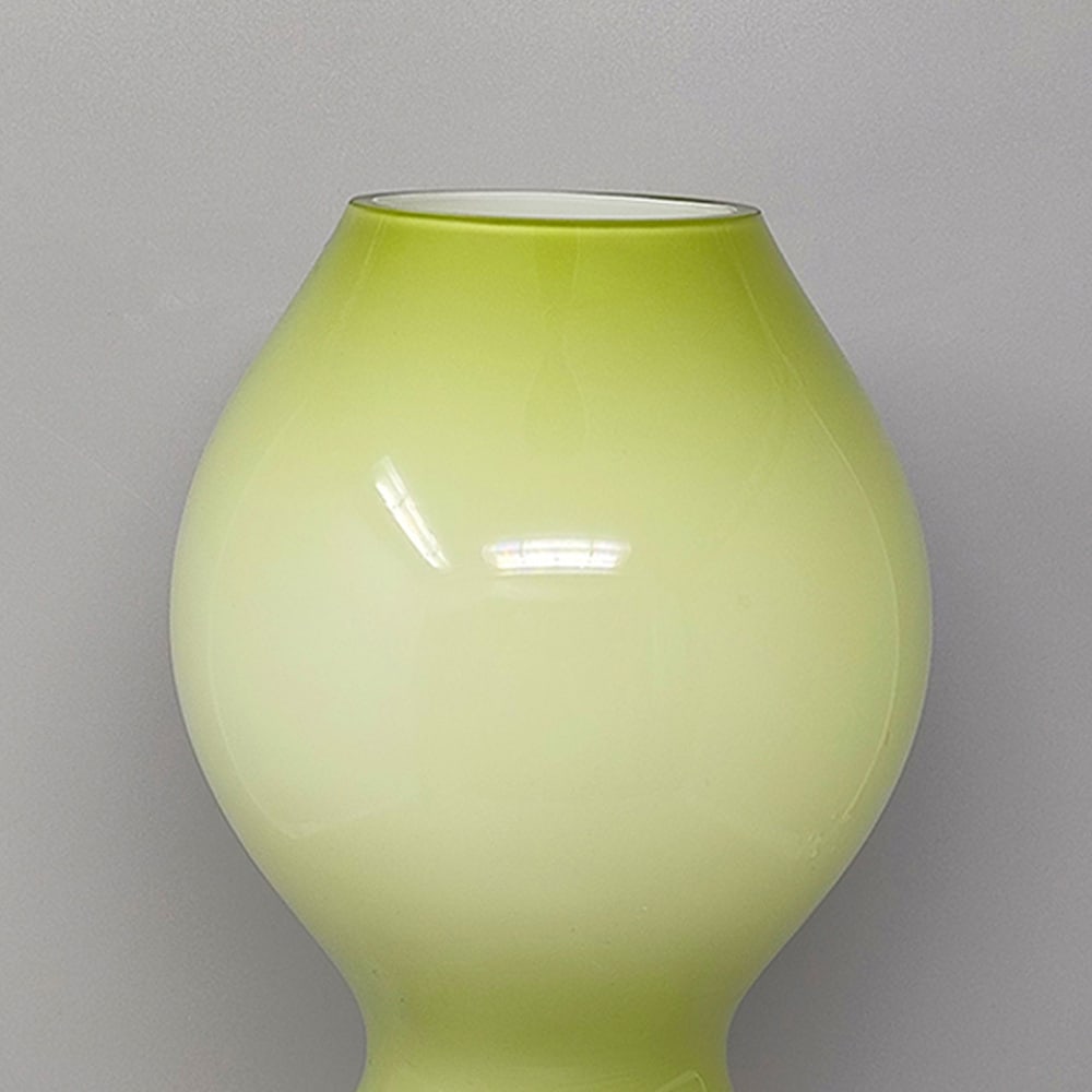 Space Age Green Vase in Murano Glass, 1970s - 3