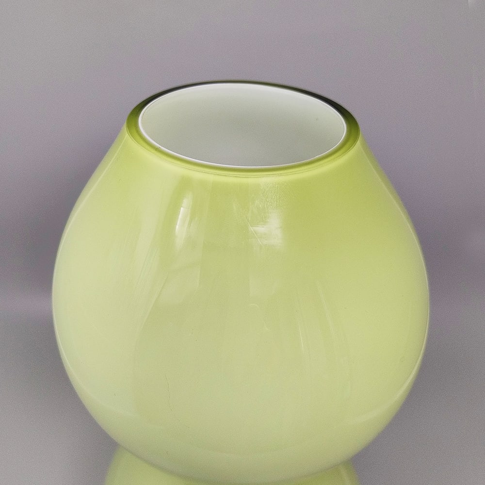 Space Age Green Vase in Murano Glass, 1970s - 5