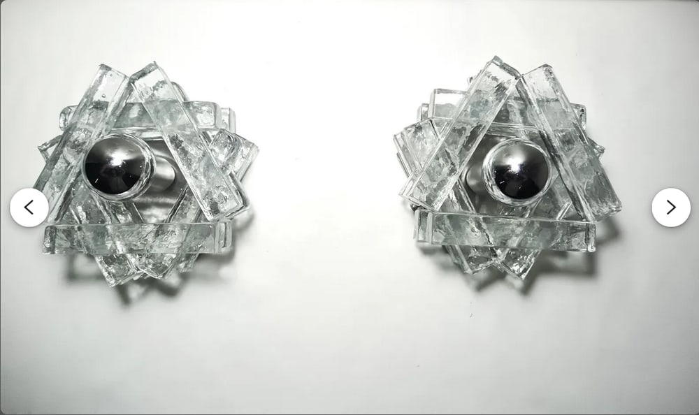 Murano Glass Table Lamps from Poliarte, Set of 2 - 2