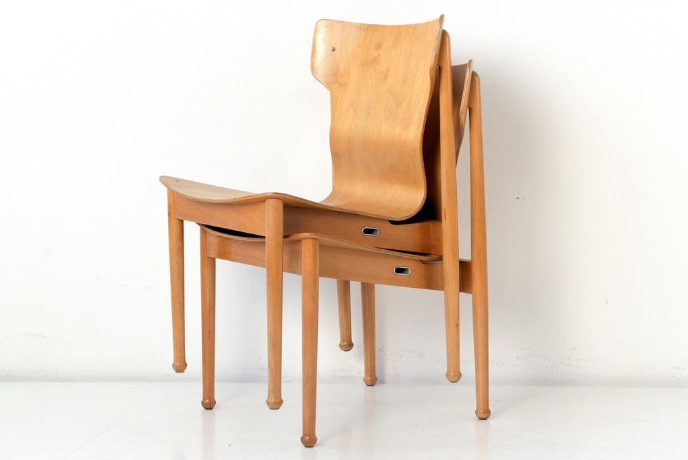 Stacking Chair from Portex, 1944 - 5