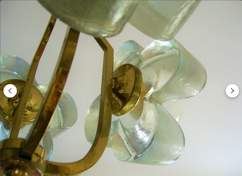 Brass Pendant Light by Simon & Schelle, 1960s - 3