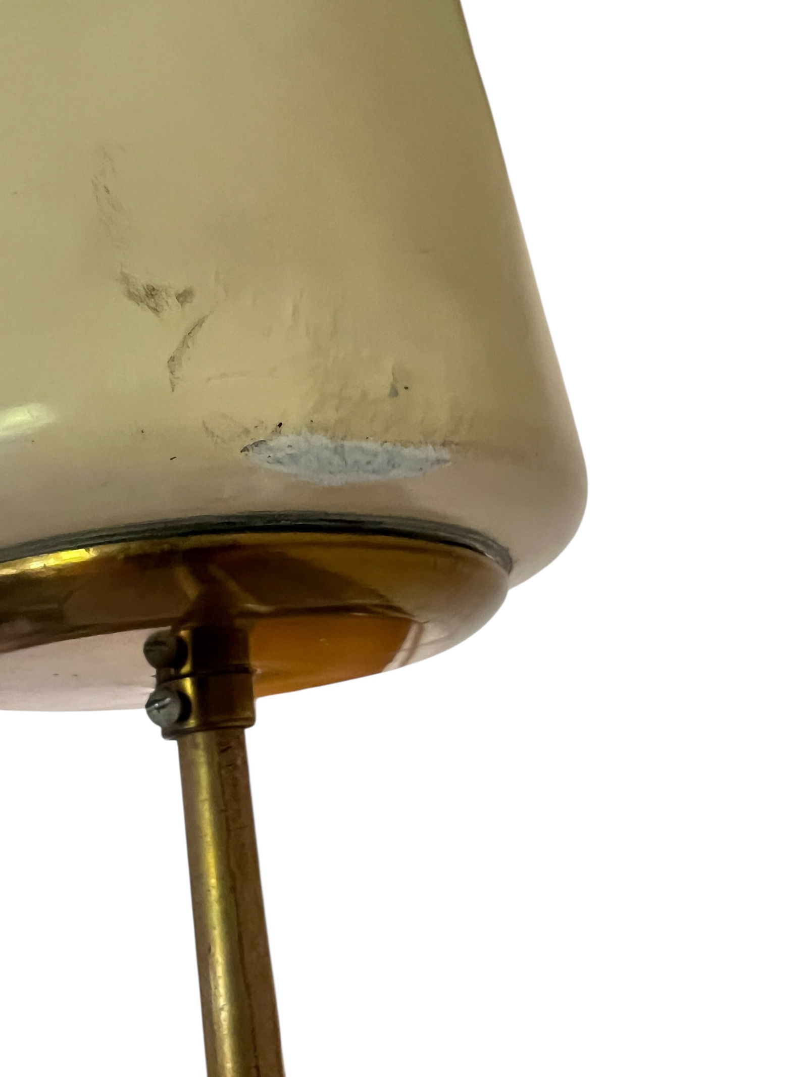 Brass Hanging Light by Kaiser & Co, 1930s - 6