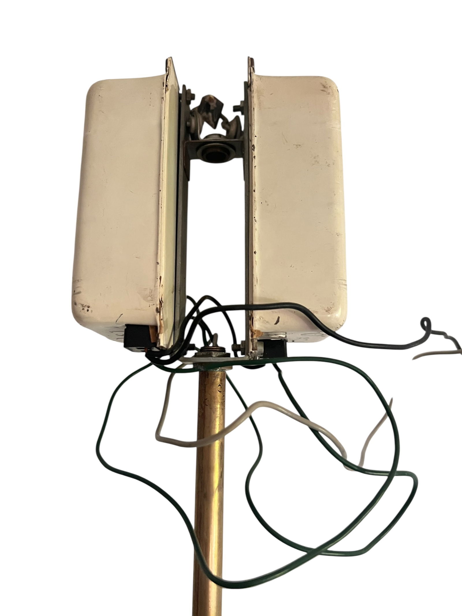 Brass Hanging Light by Kaiser & Co, 1930s - 8