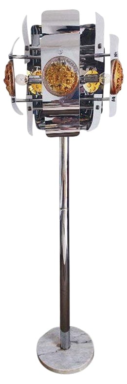 Floor Lamp by Toni Zuccheri for Mazzega, 1977 (1 of 9)