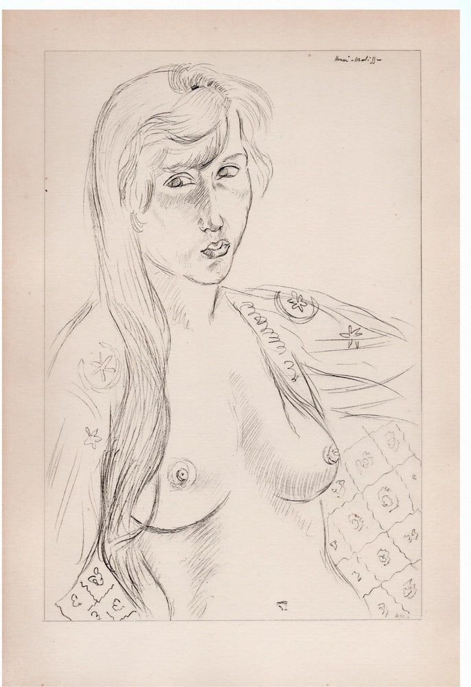Matisse, Nude, 1920, Original Lithograph - 2