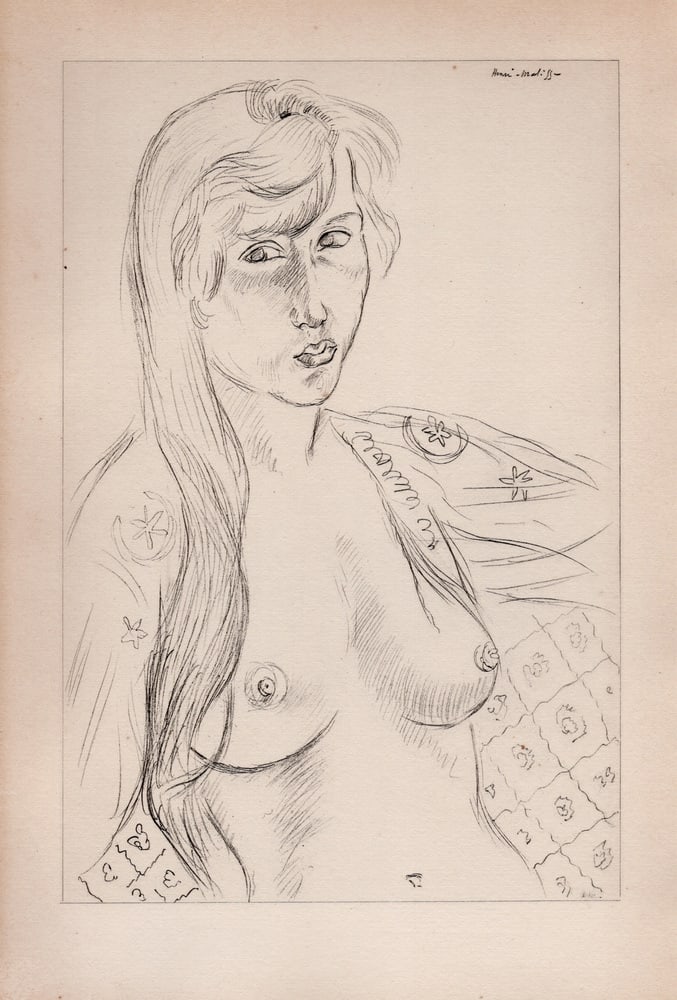 Matisse, Nude, 1920, Original Lithograph - 9