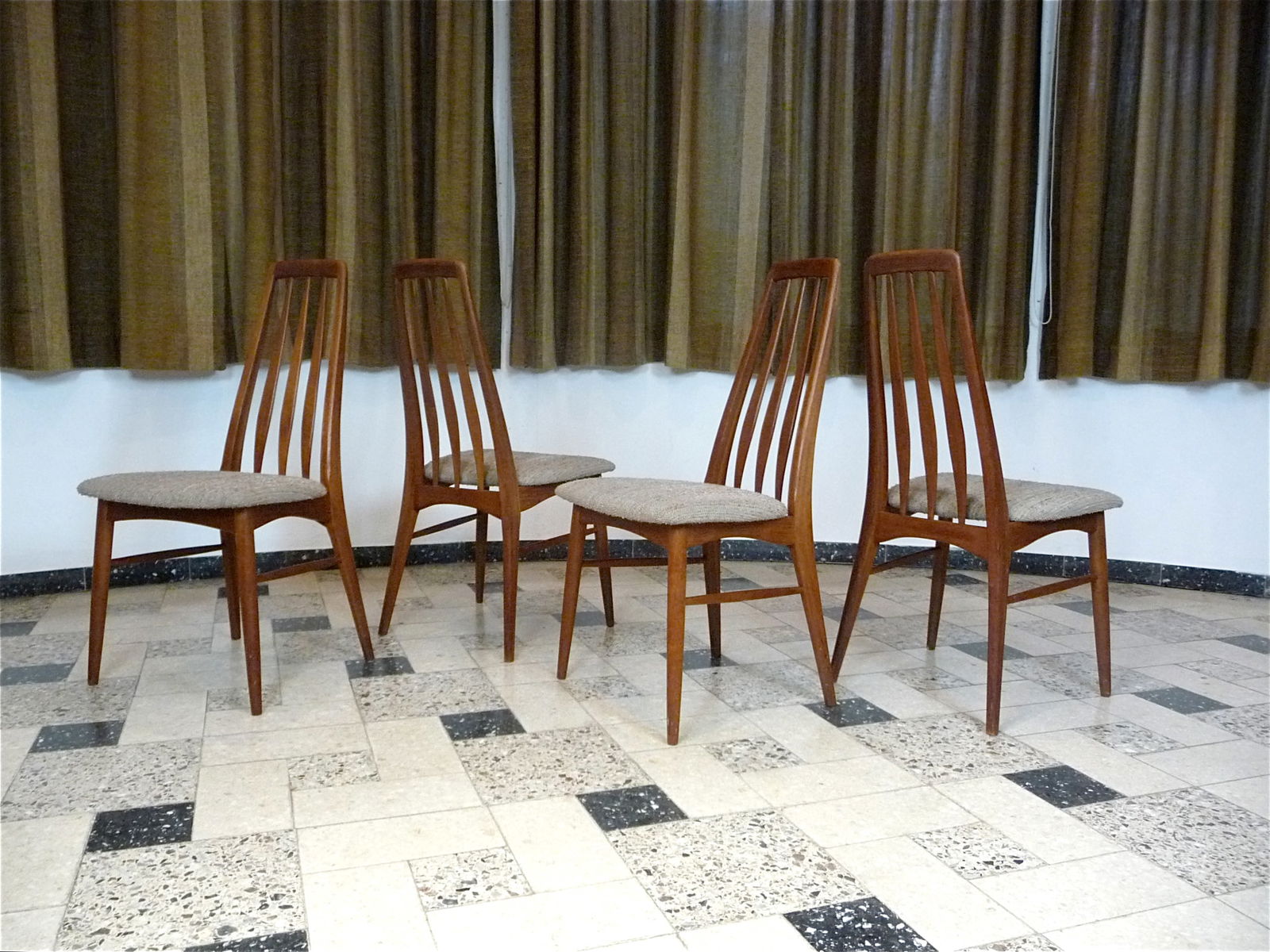 Eva Teak Chairs from Koefoed Møbelfabrik, Set of 4 - 3