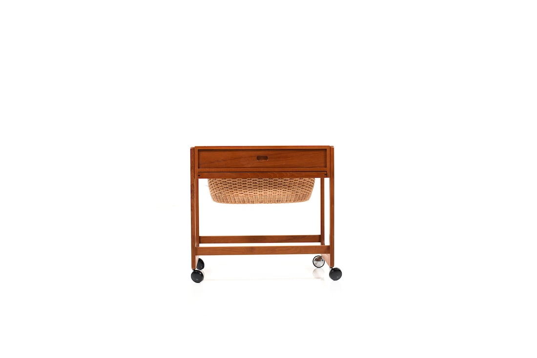 Danish Teak Sewing Table, 1960s - 2