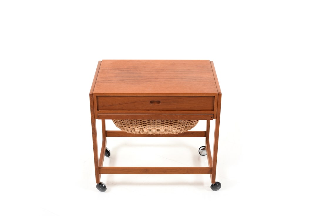 Danish Teak Sewing Table, 1960s - 3
