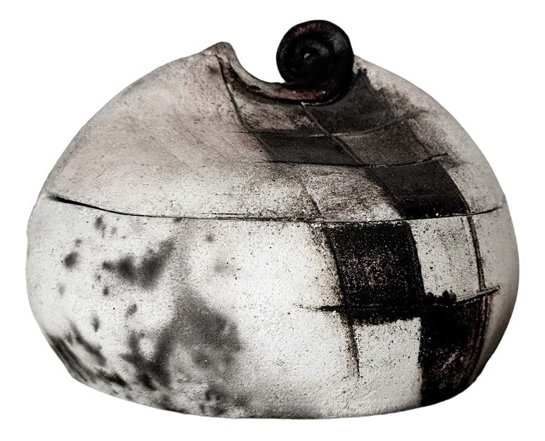 Vintage Raku Ceramic Bowl (1 of 7)