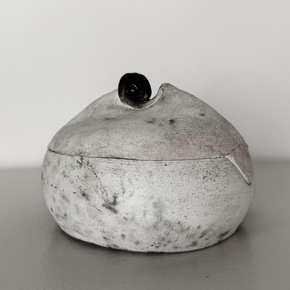 Vintage Raku Ceramic Bowl - 3