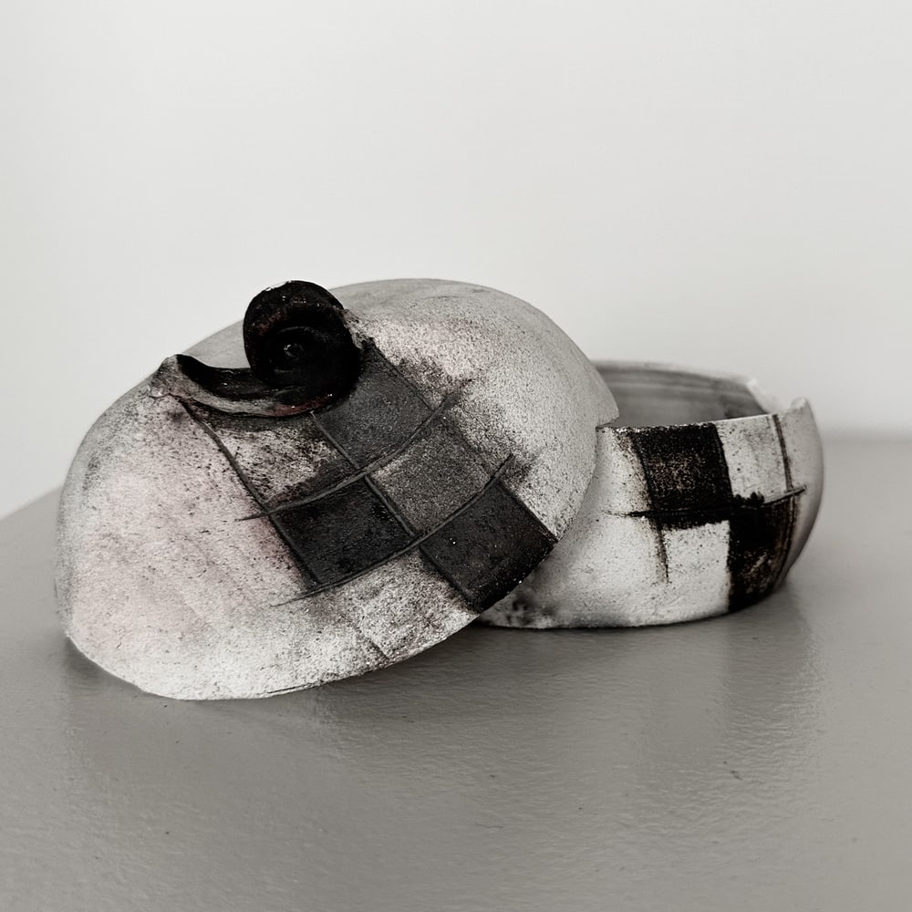 Vintage Raku Ceramic Bowl - 5