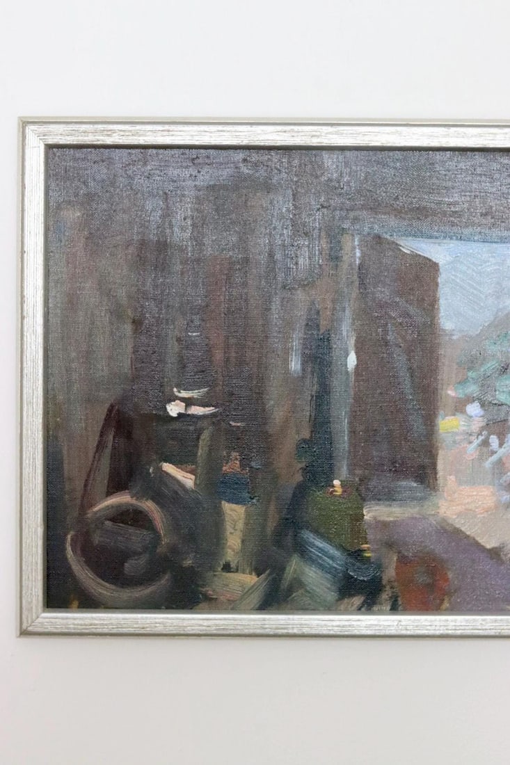 Uno Hubert Karlsson, Workers in Motion, Oil - 2