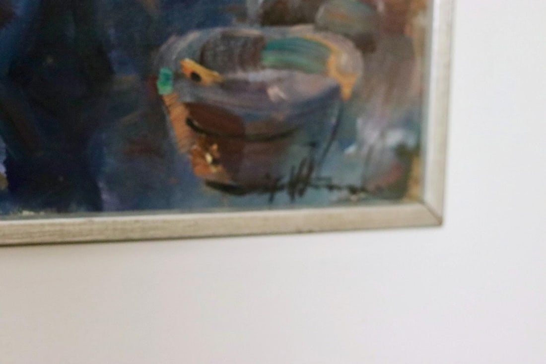 Uno Hubert Karlsson, Workers in Motion, Oil - 3