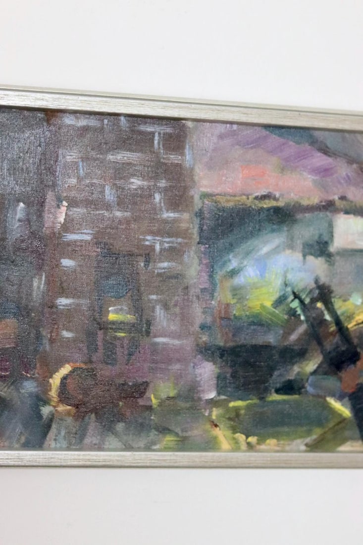 Uno Hubert Karlsson, Workers in Motion, Oil - 5