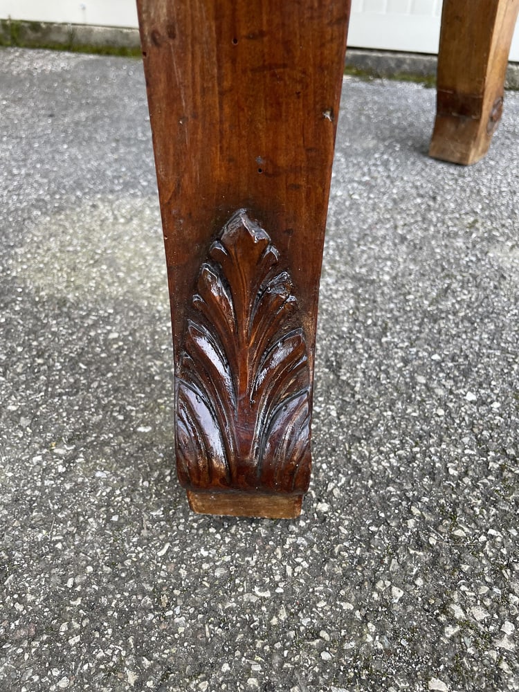 Early Walnut Dining Table, 1890s - 12