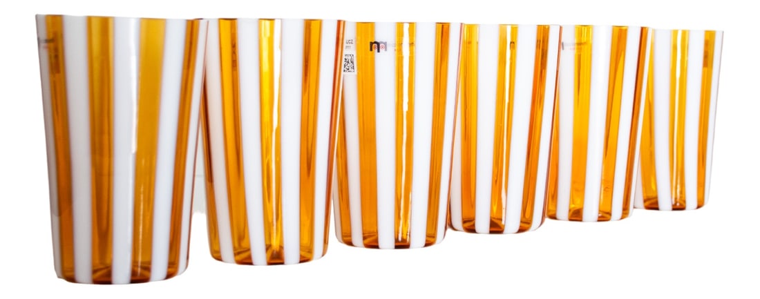 Glasses by Nicola & Alberto Moretti, Set of 6 - 4