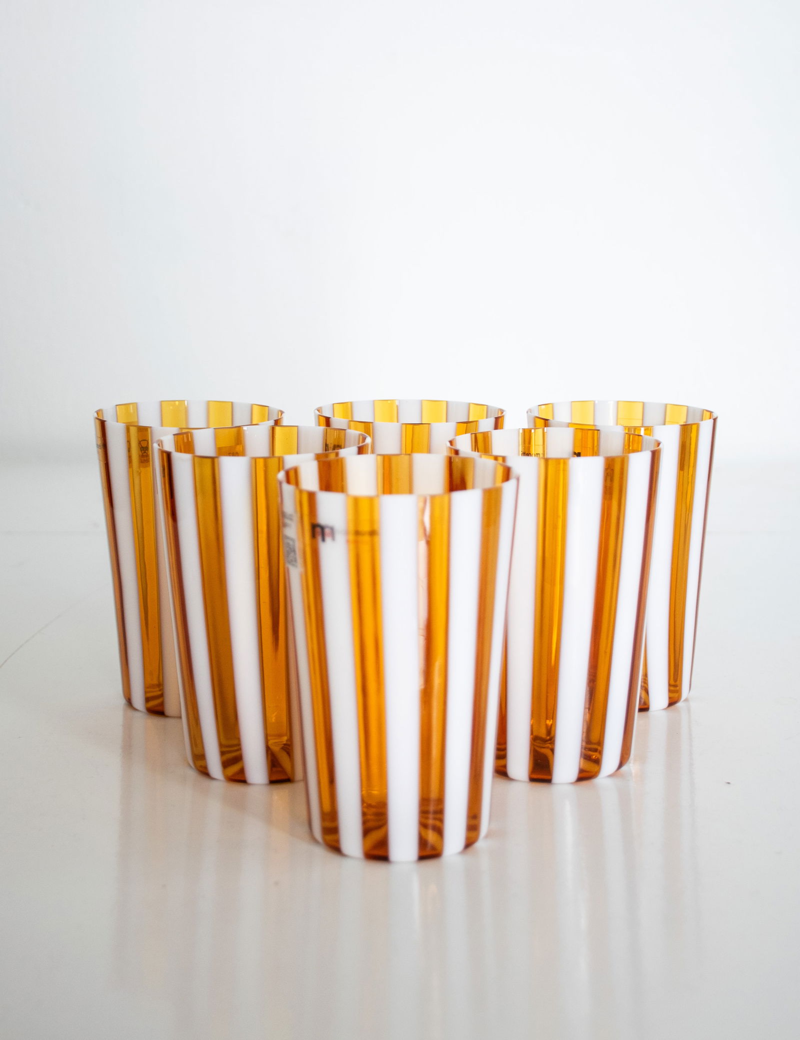 Glasses by Nicola & Alberto Moretti, Set of 6 - 9