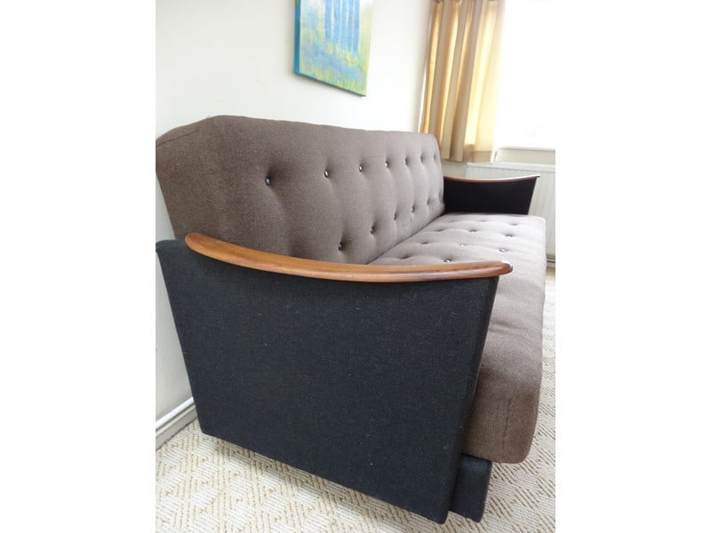 Danish 3-Seater Sofa or Daybed, 1950s - 3