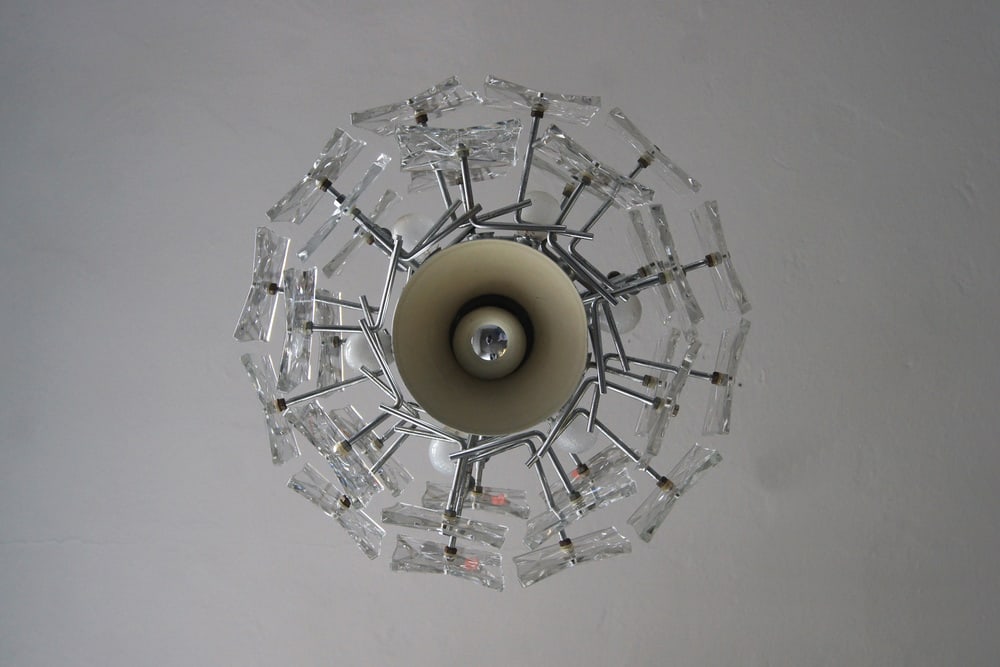 Chromed Chandelier with Crystals from Kinkeldey - 5