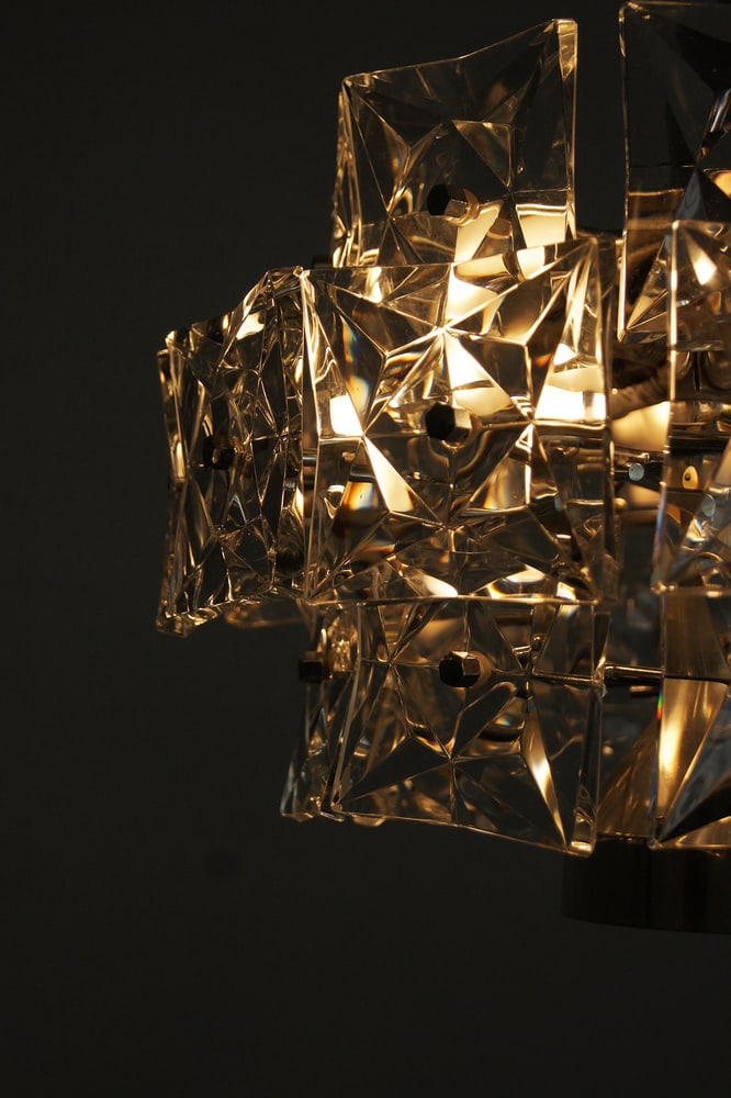 Chromed Chandelier with Crystals from Kinkeldey - 8