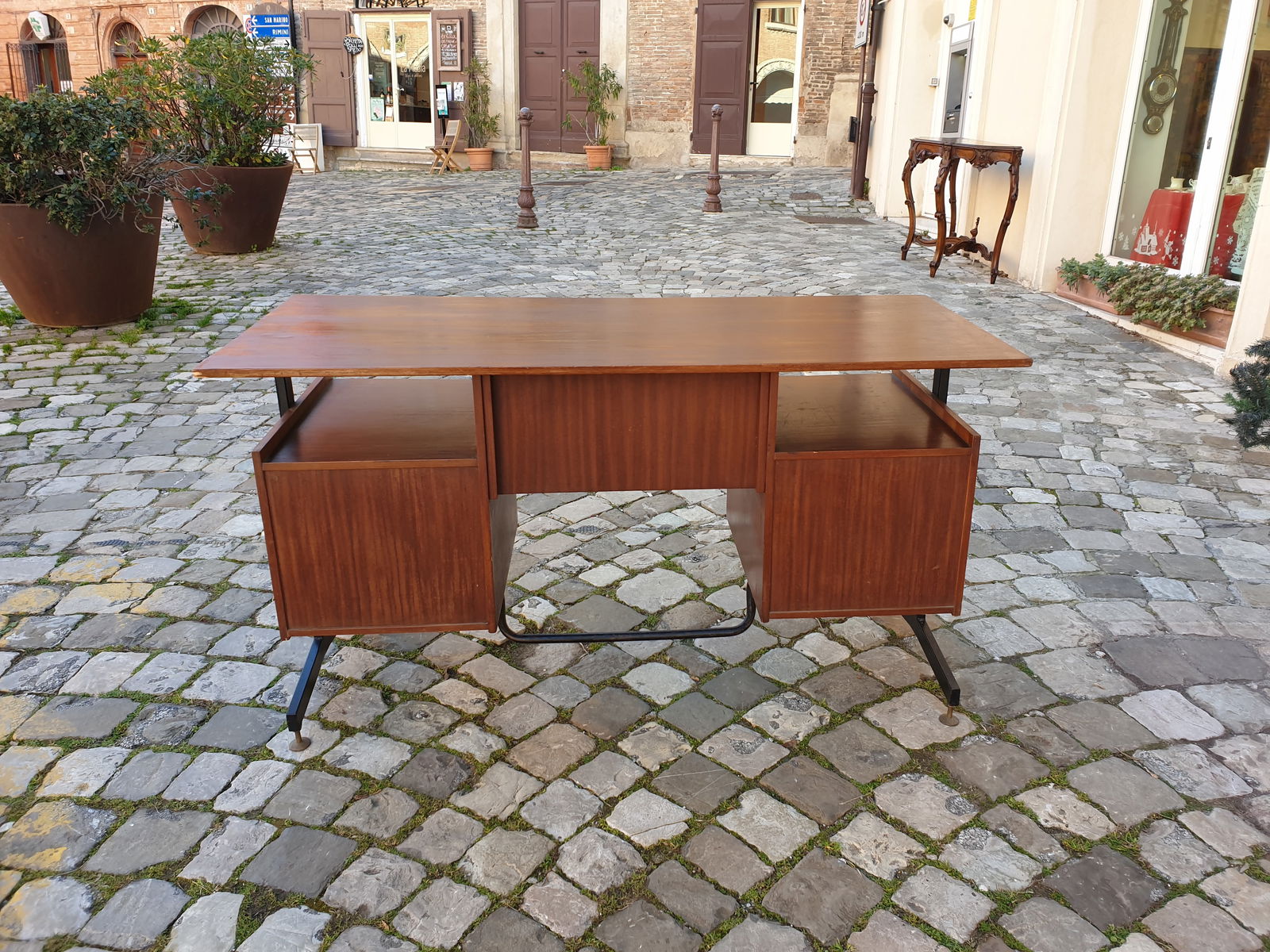 Swedish Teak Desk, 1950s - 15