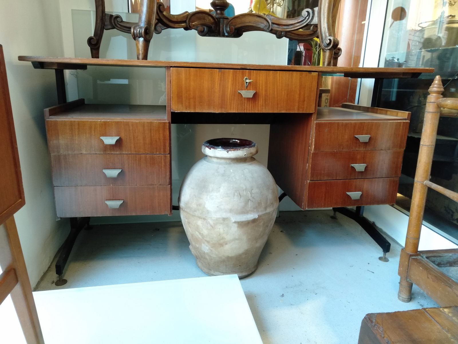 Swedish Teak Desk, 1950s - 19