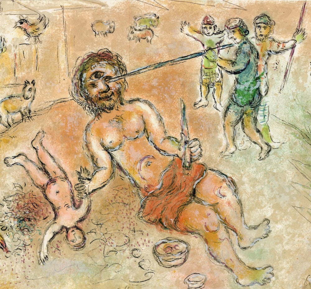 Marc Chagall, Polyphemus from Odyssey, 1989, Paper - 2