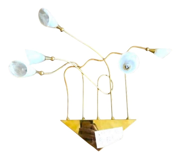 Large Mid-Century Modern Wall Light, 1960s (1 of 7)
