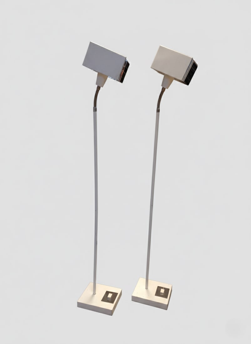 Kuben Floor Lamps by B. Svensson for Elidus, Set of 2 - 9
